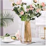 tied ribbons flower vase for flower plants